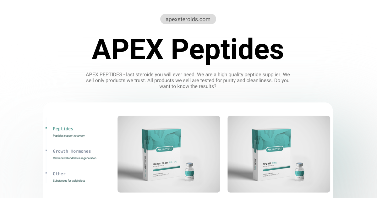 APEX Peptides Premium Research Peptides